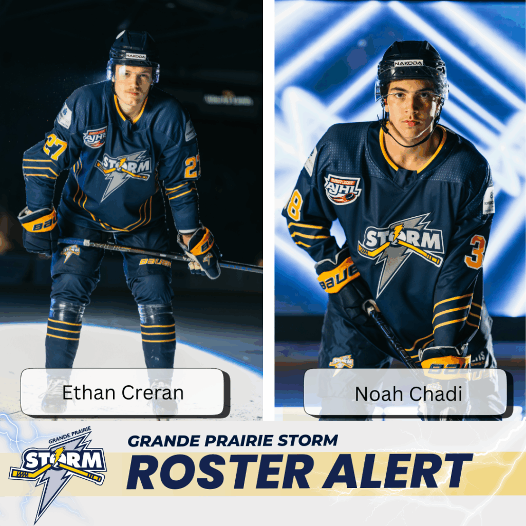 Storm Announce Weekend Roster Transactions | Grande Prairie Storm
